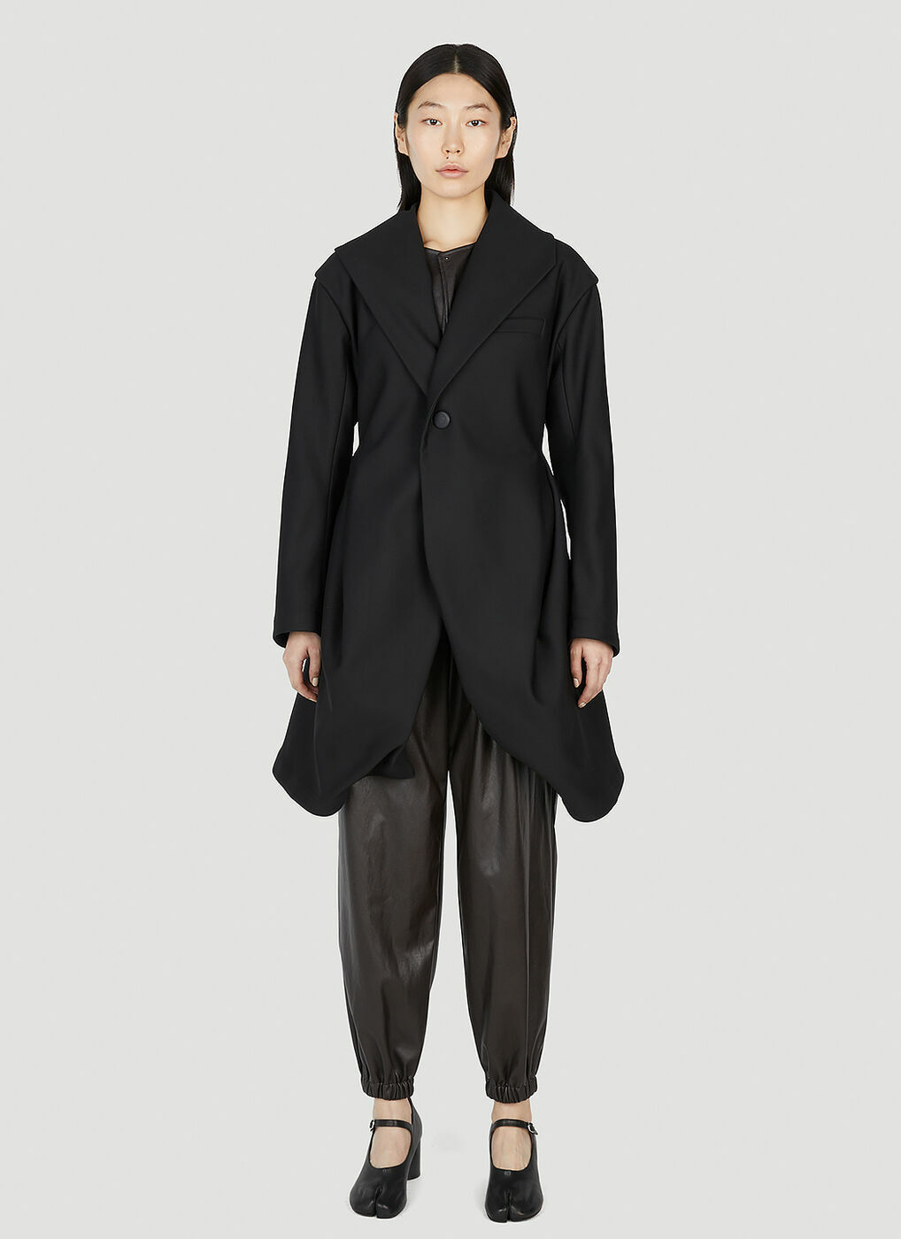 Issey Miyake - Torso Coat in Black Issey Miyake Men