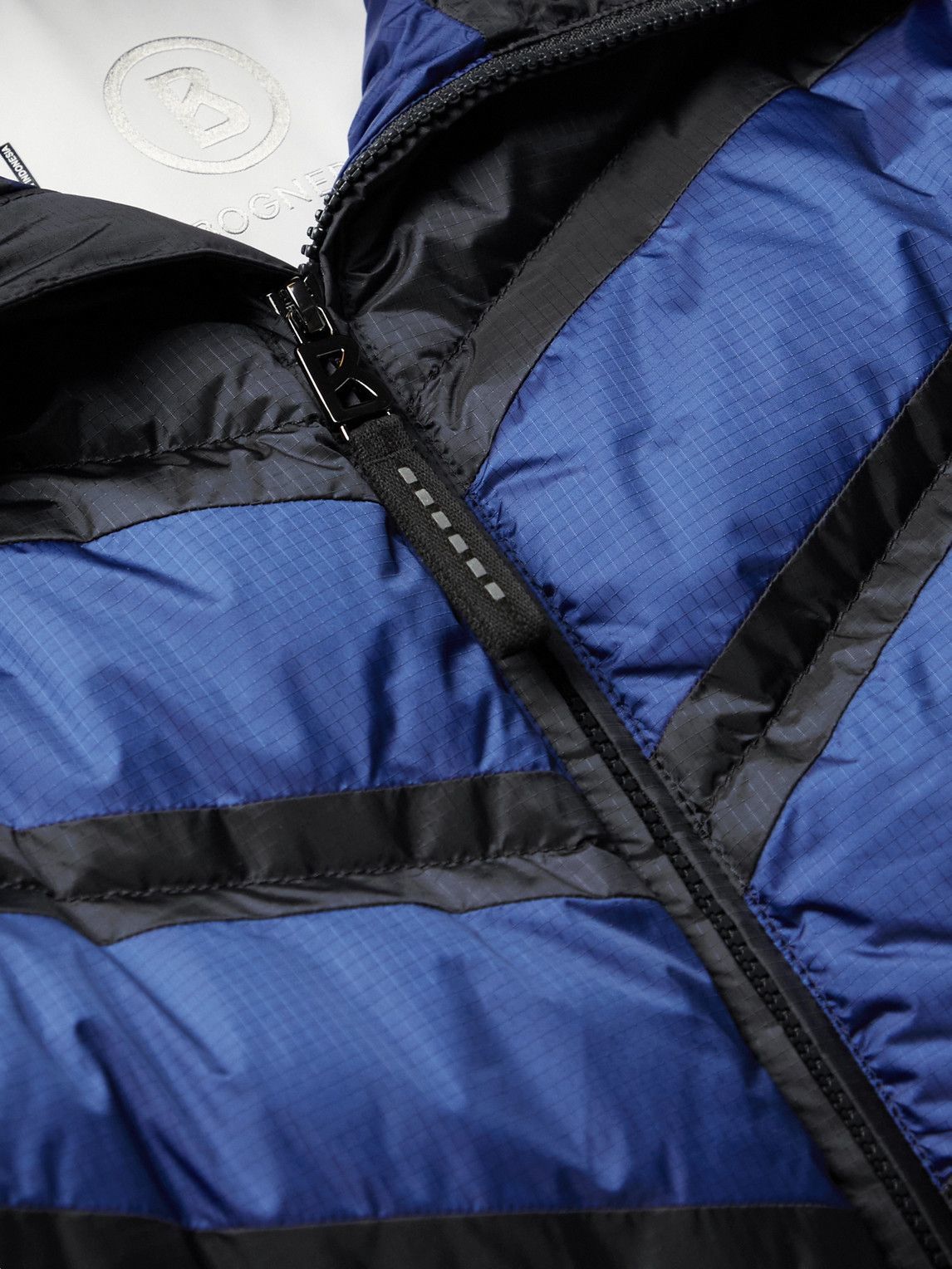 Bogner - Brac-D Colour-Block Ripstop Hooded Down Ski Jacket - Blue Bogner