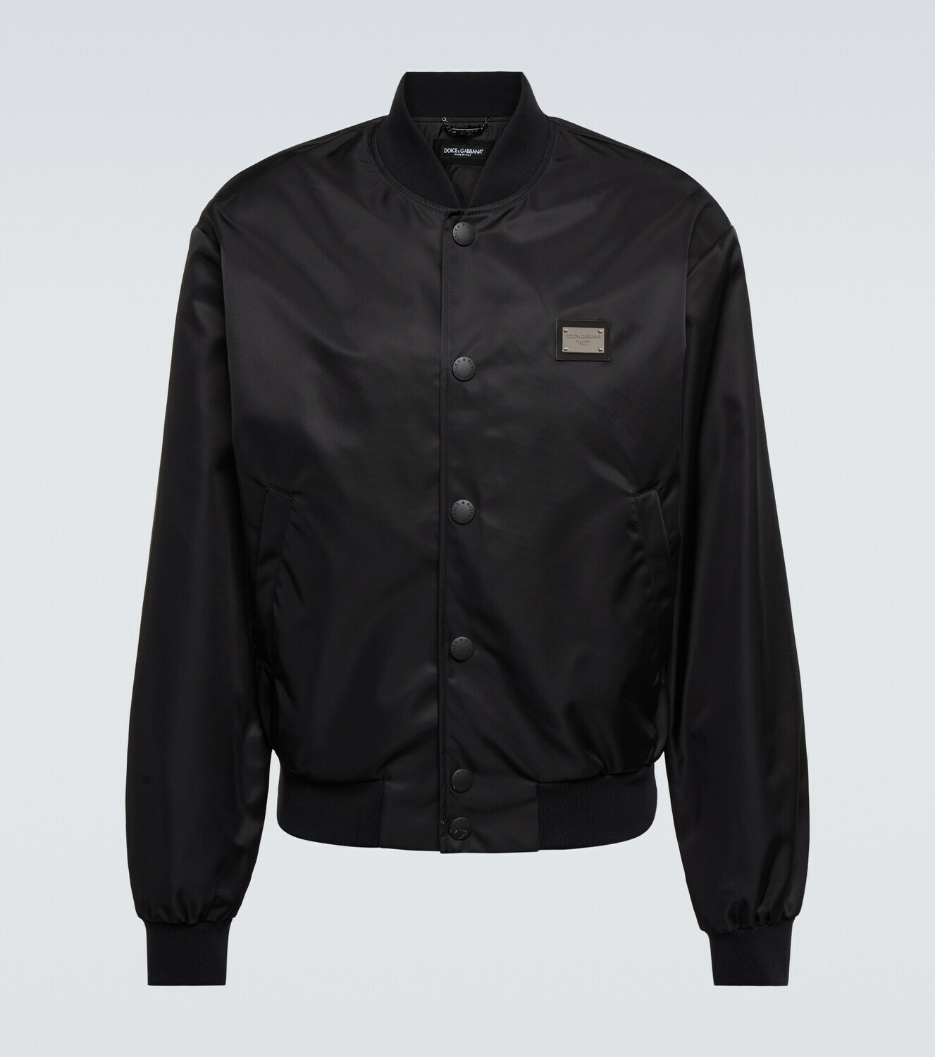 Dolce & Gabbana Multicolor Polyester Full Zip Bomber Jacket