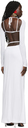 J6 White Draped T-Shirt Long Dress