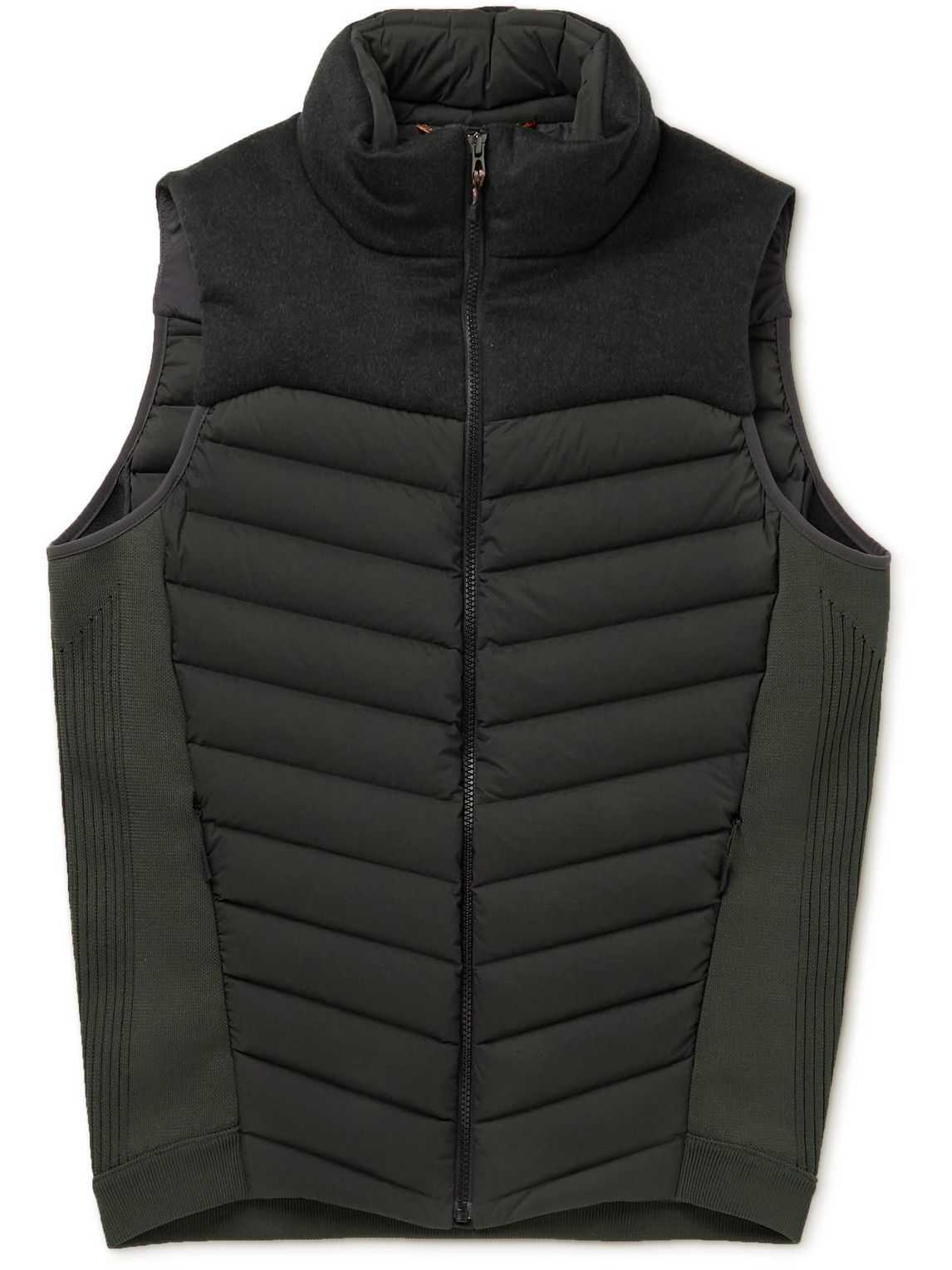 slim fit down vest