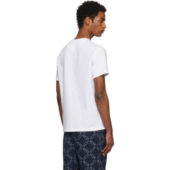 Valentino White and Red VLTN T-Shirt 