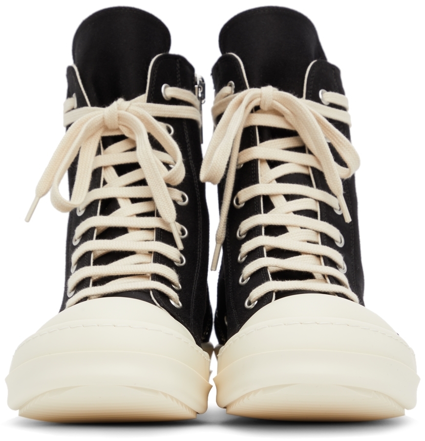 Rick Owens Drkshdw Black Doeskin High 