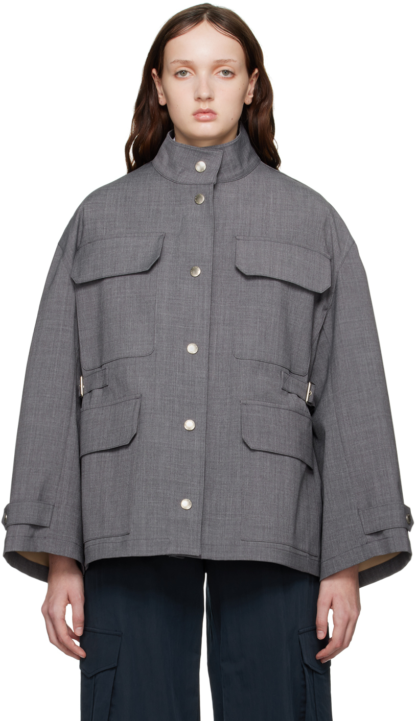 System Gray Flap Pocket Jacket System