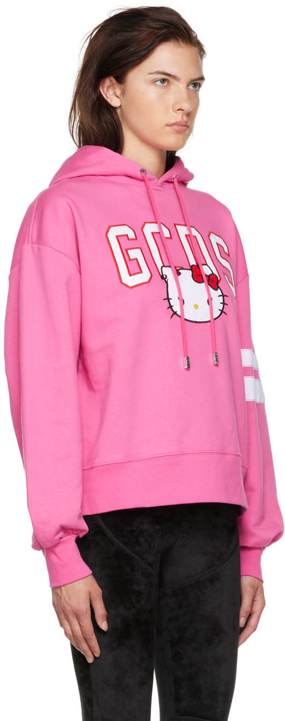 GCDS Pink Hello Kitty Hoodie GCDS
