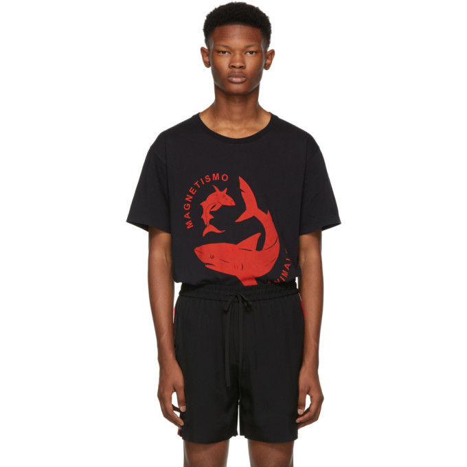 Gucci Black Magnetismo Animale Shark T 