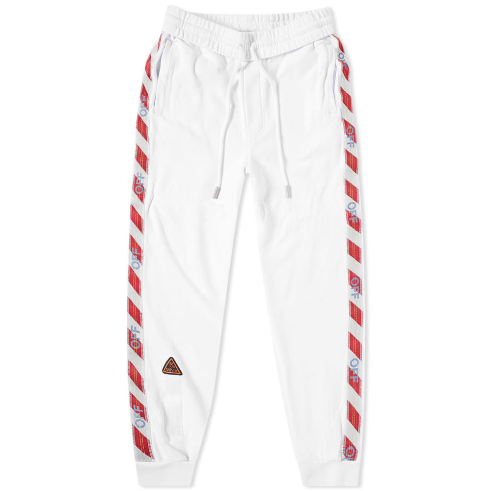 off white tape pants