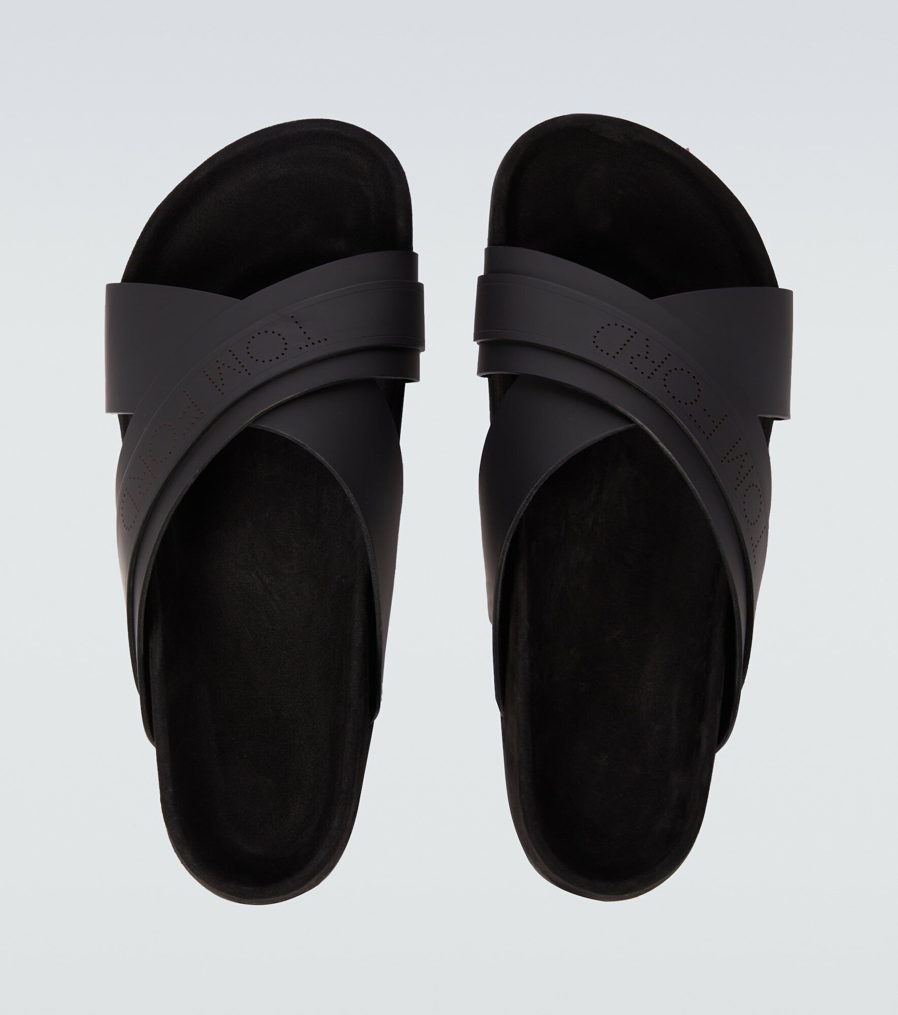 Tom Ford - Leather Wicklow slides TOM FORD