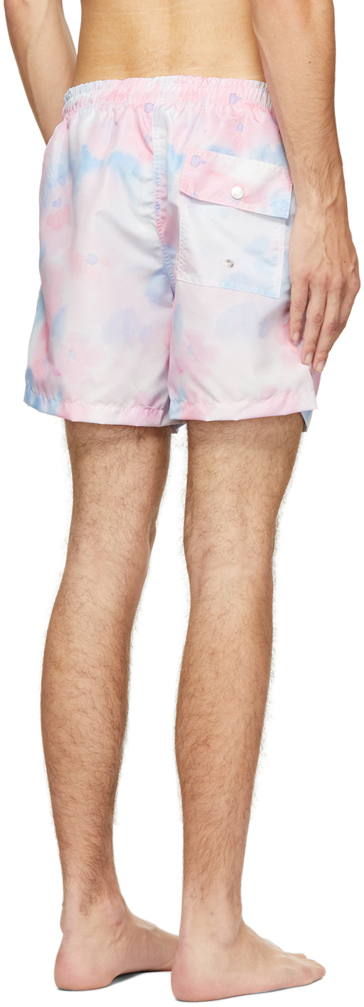 bather tie dye swim trunks