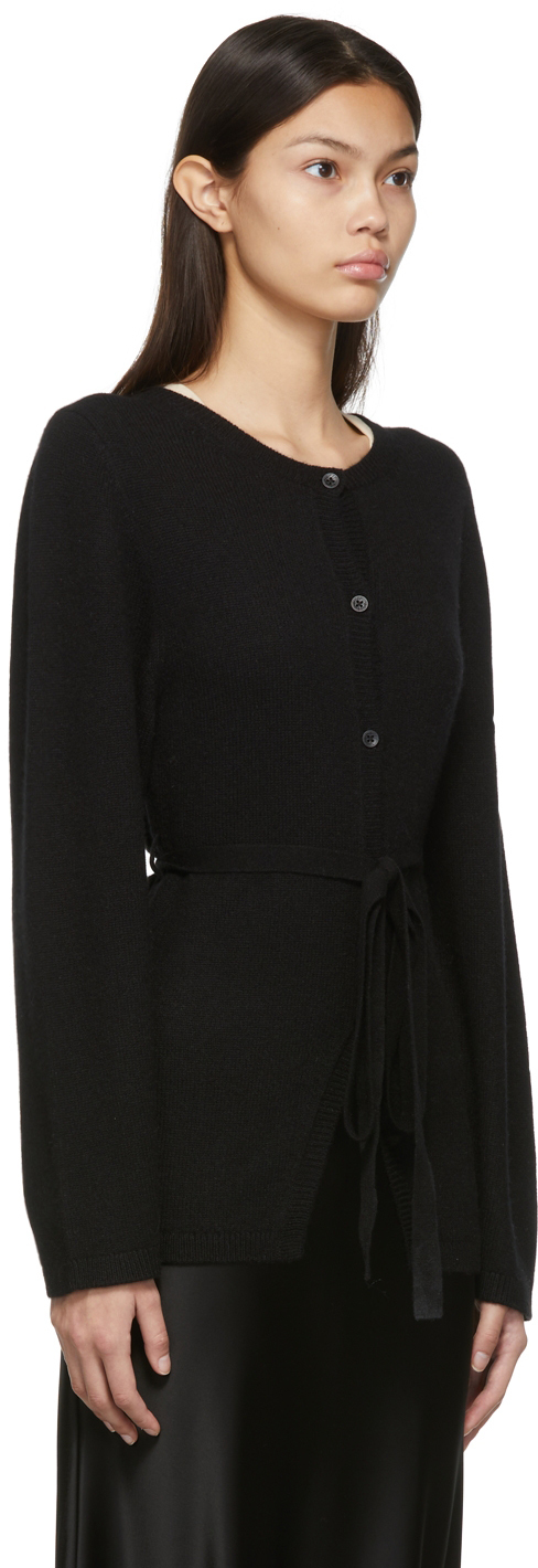 Totême Black Cashmere Cardigan Toteme