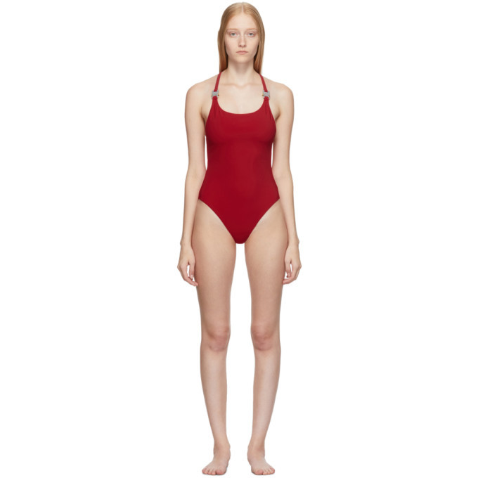 1017 ALYX 9SM Red Susyn One-Piece Swimsuit