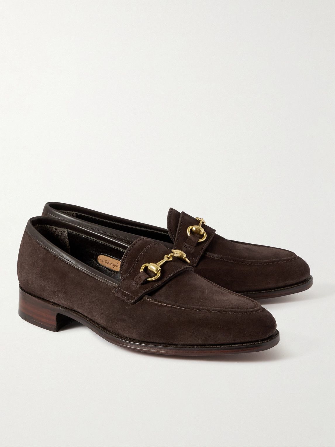 George Cleverley - Colony Horsebit Suede Loafers - Brown George Cleverley