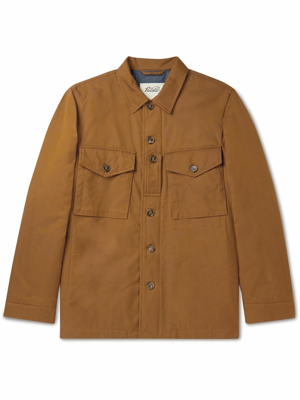 Valstar - Organic Cotton-Blend Twill Shirt Jacket - Brown Valstarino