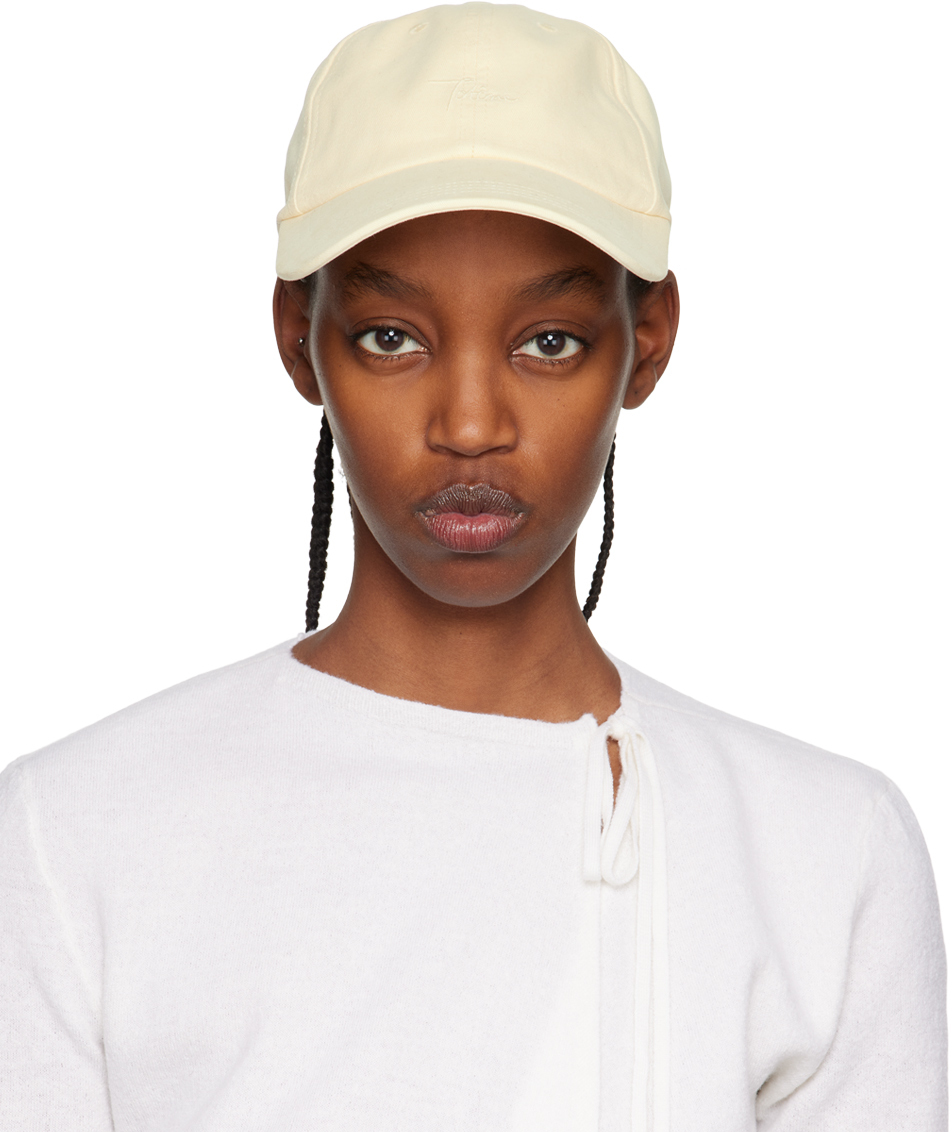 Totême Off-White Embroidered Cap Toteme