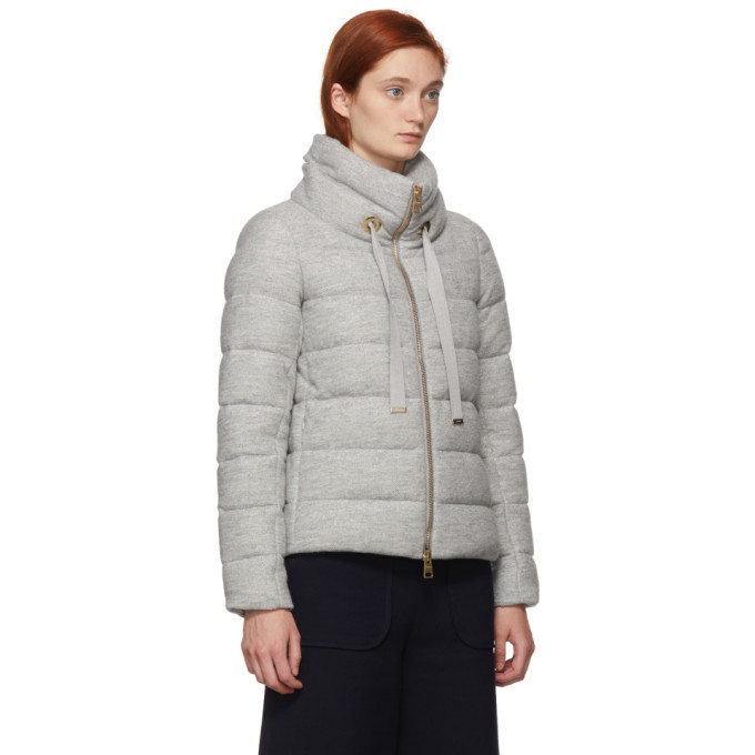 herno glow wool puffer coat
