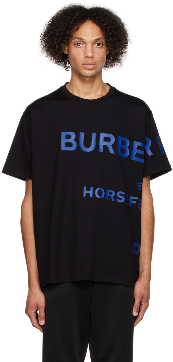 Burberry Black Horseferry T-Shirt Burberry