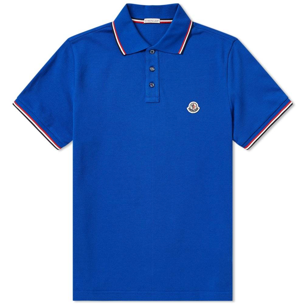 royal blue moncler polo