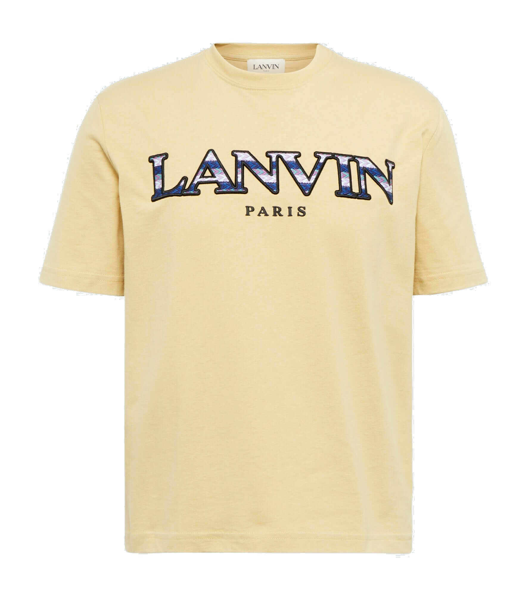 Lanvin Tshirt Sneaker Logo Blue main image 0