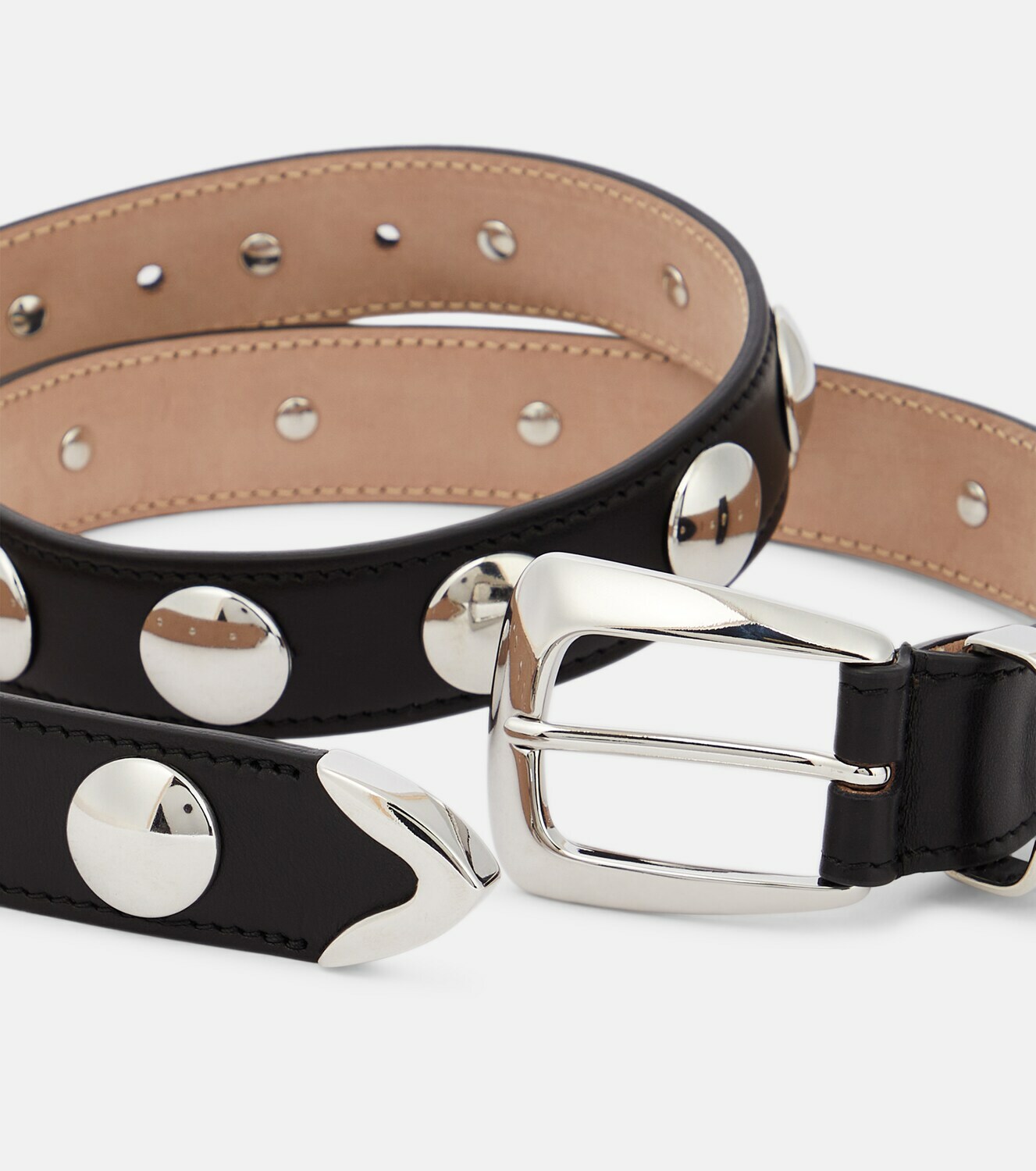 Khaite - Benny embellished leather belt Khaite