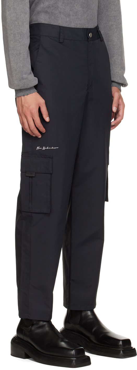 Han Kjobenhavn Black Track Cargo Pants Han Kjobenhavn