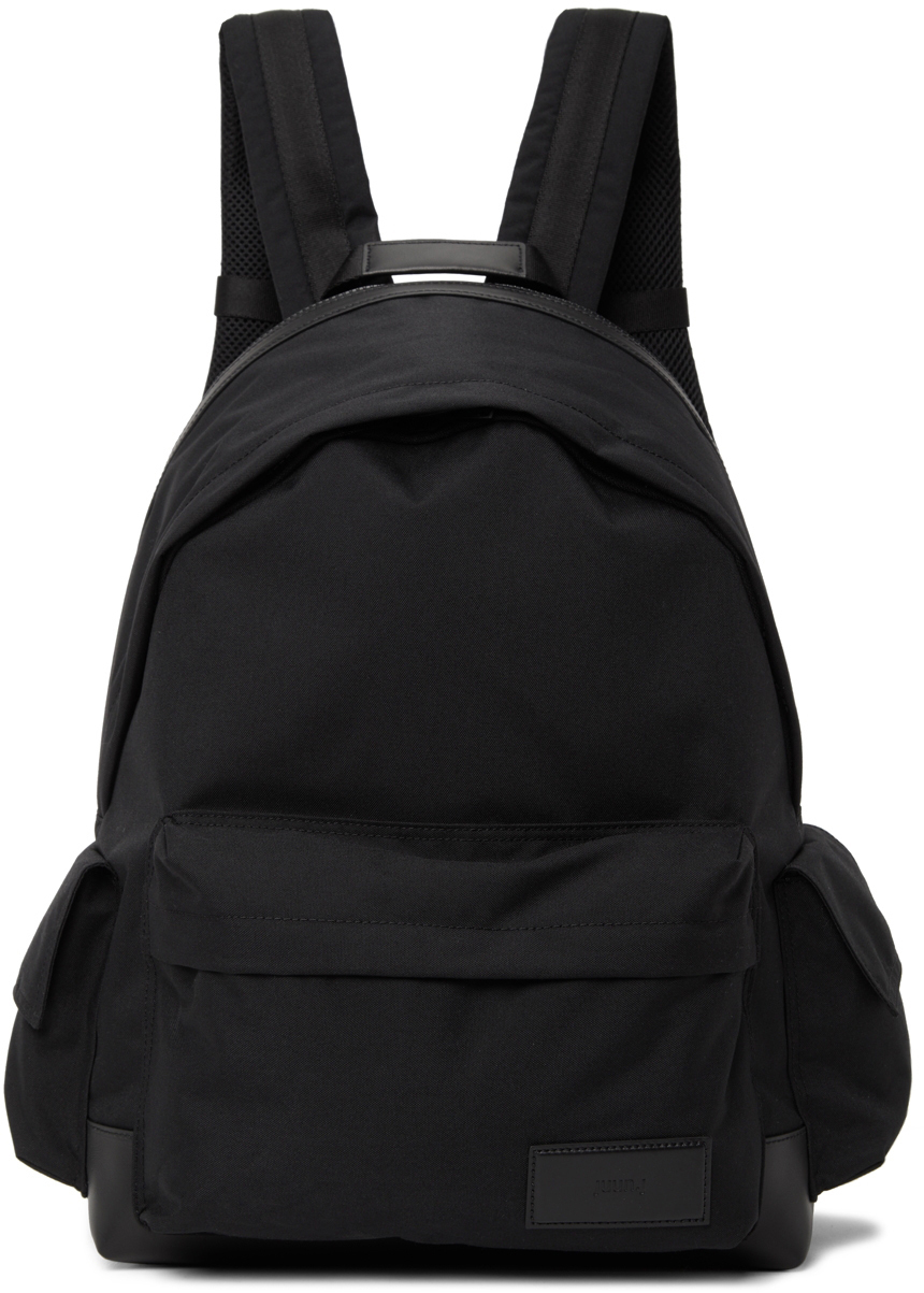 Juun.J Black Nylon Backpack Juun.J