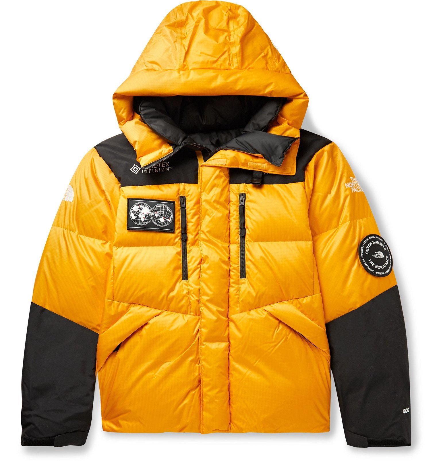 the north face gore tex yellow