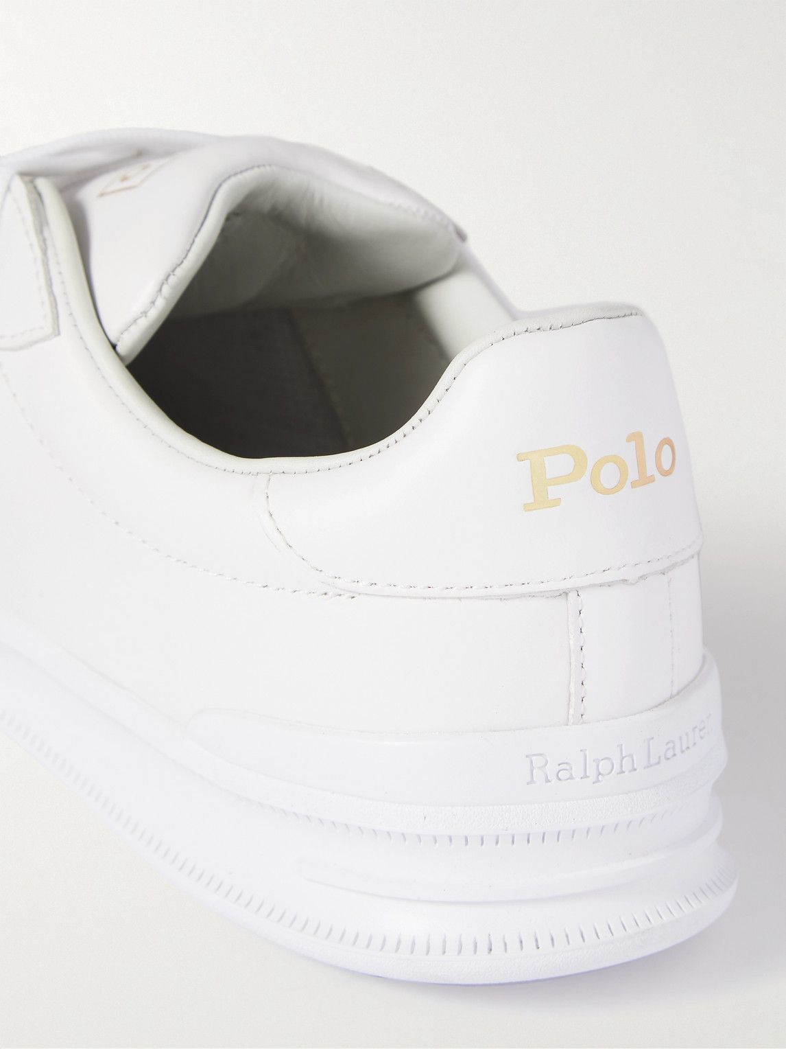 Polo Ralph Lauren - Heritage Court Leather Sneakers - White