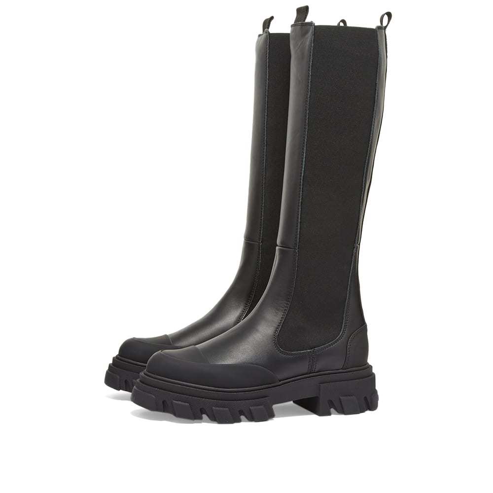 GANNI High Leg Leather Boot GANNI