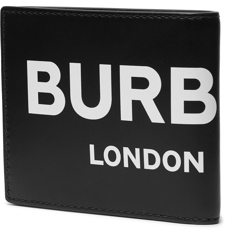 burberry logo print wallet