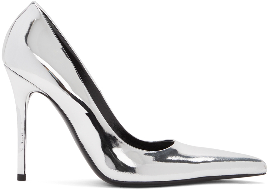 TOM FORD Silver Mirror Pointy Pumps TOM FORD