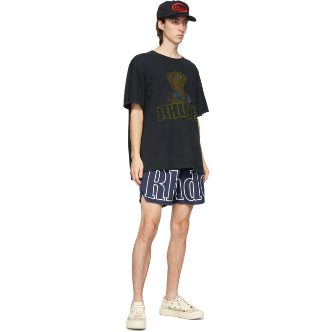 Rhude Black Cobra T-Shirt Rhude