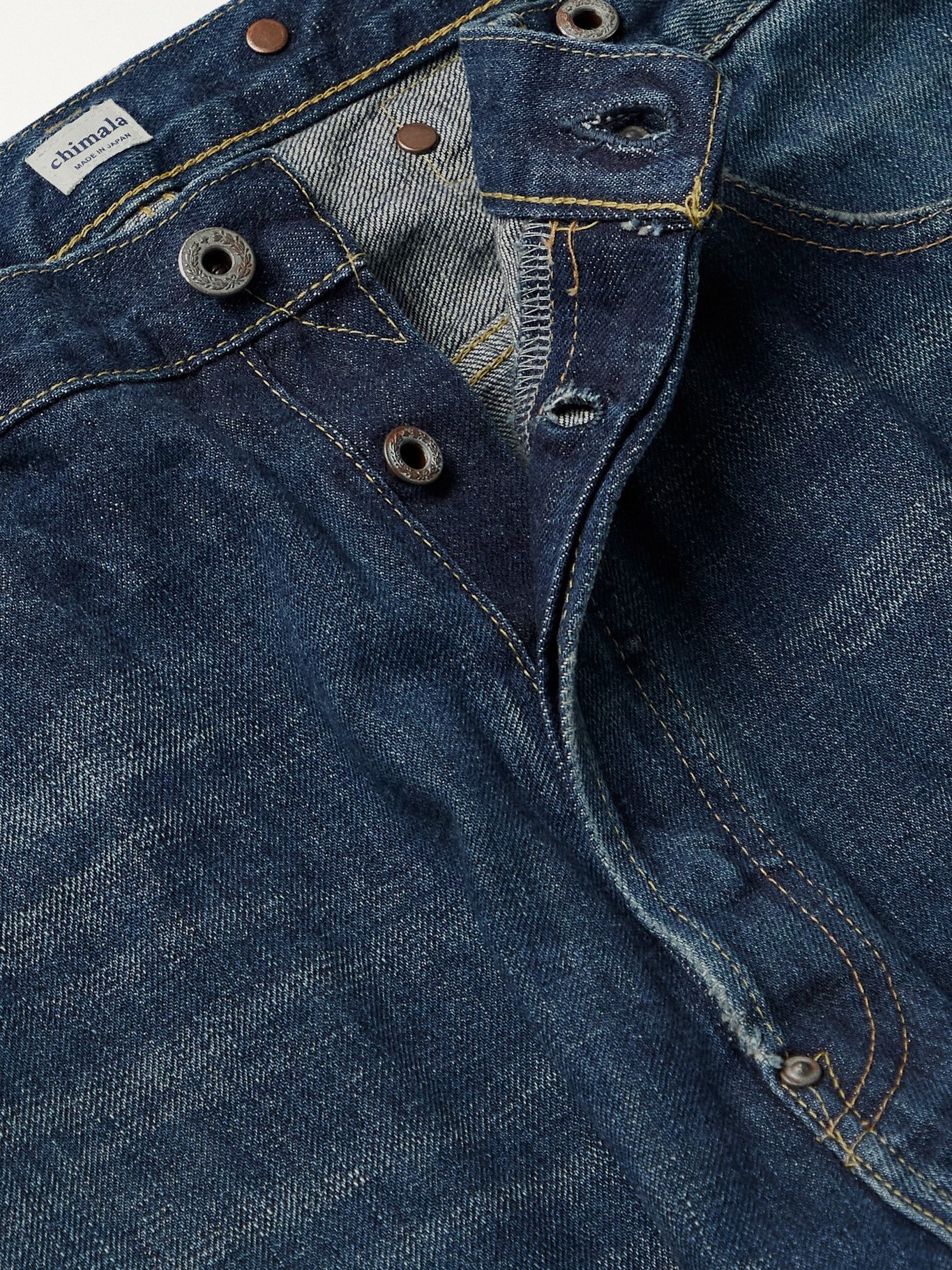 CHIMALA - Distressed Selvedge Denim Jeans - Blue - 28 Chimala
