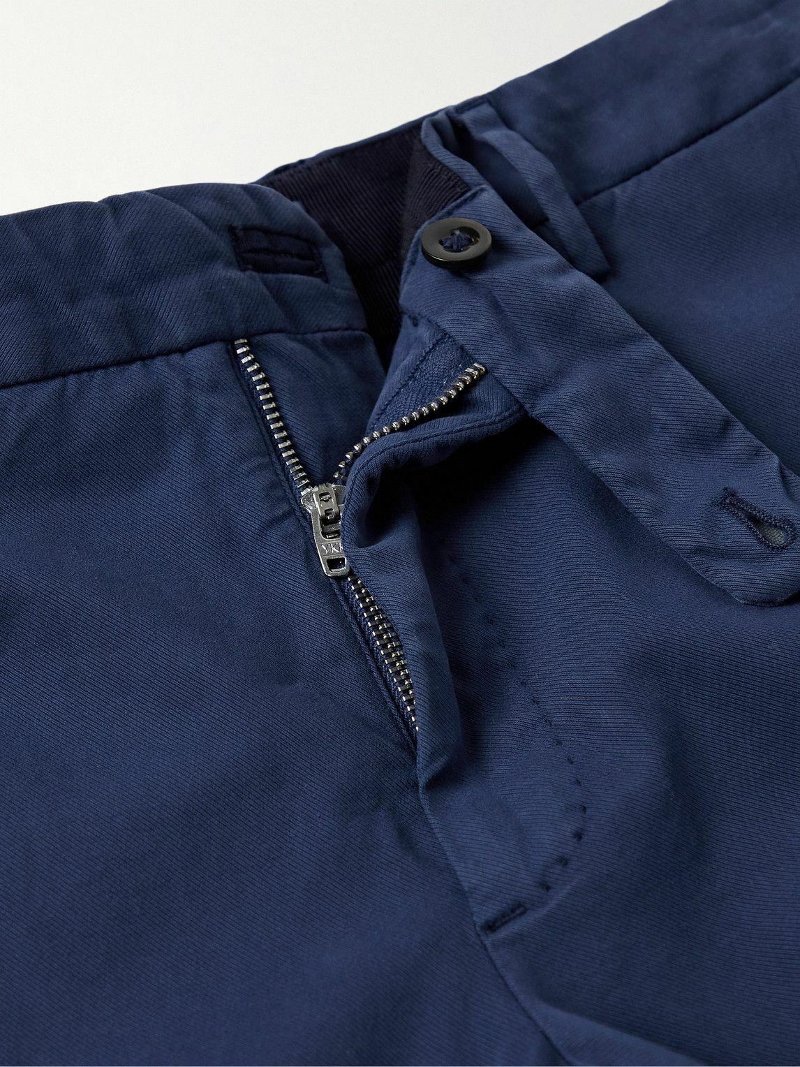Incotex - Venezia 1951 Slim-Fit Cotton-Blend Twill Trousers - Blue Incotex