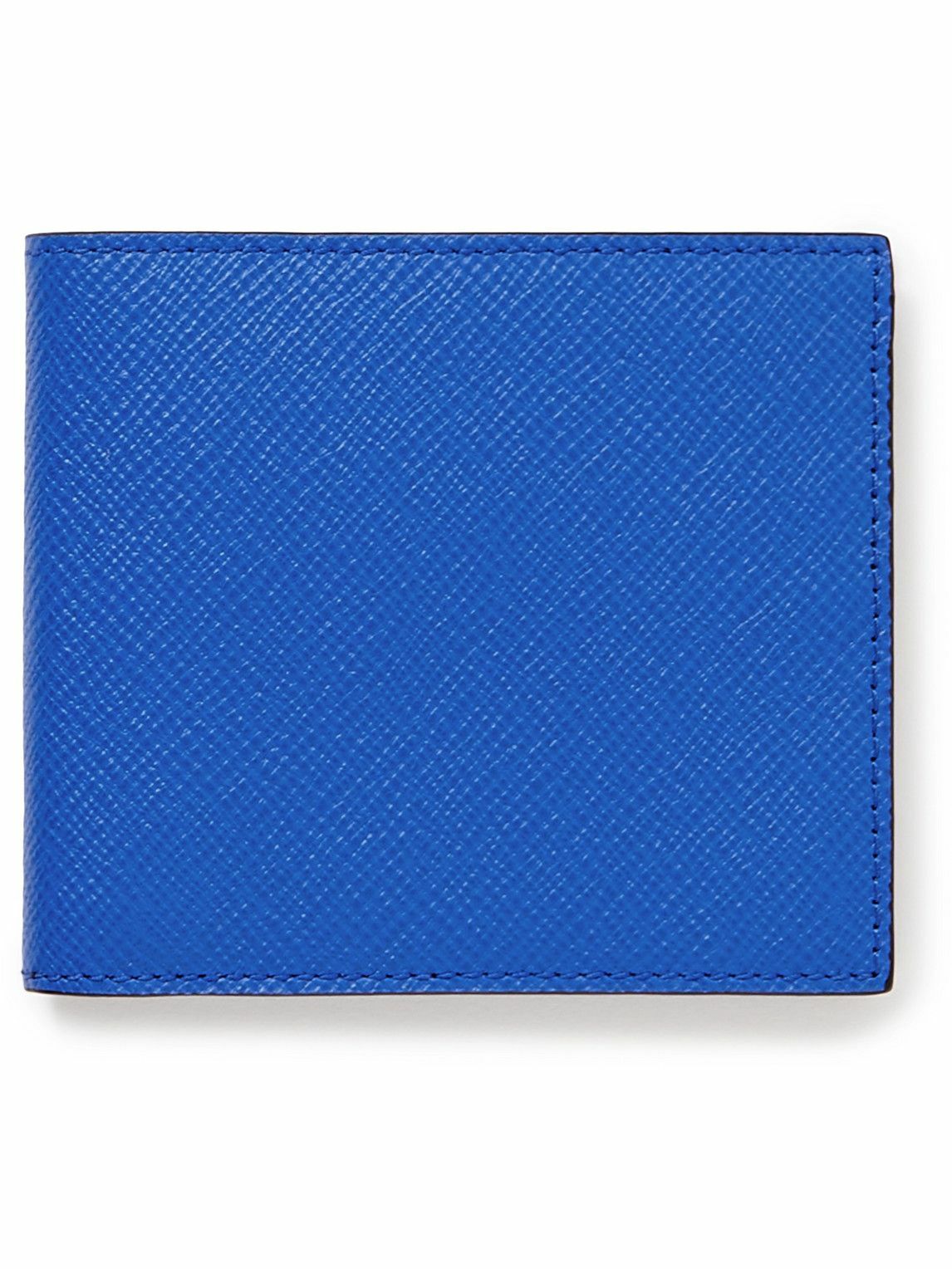 Smythson Panama CrossGrain Leather Billfold Wallet Smythson