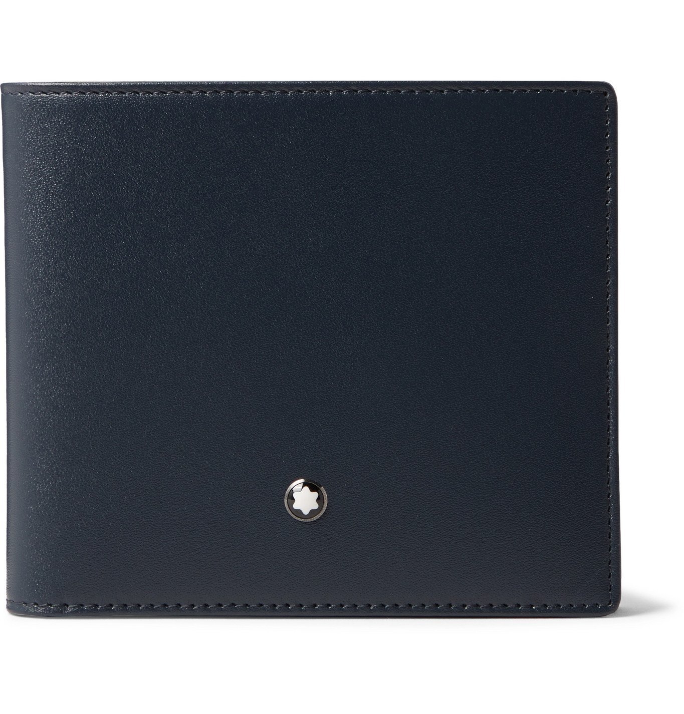 montblanc blue men's wallet