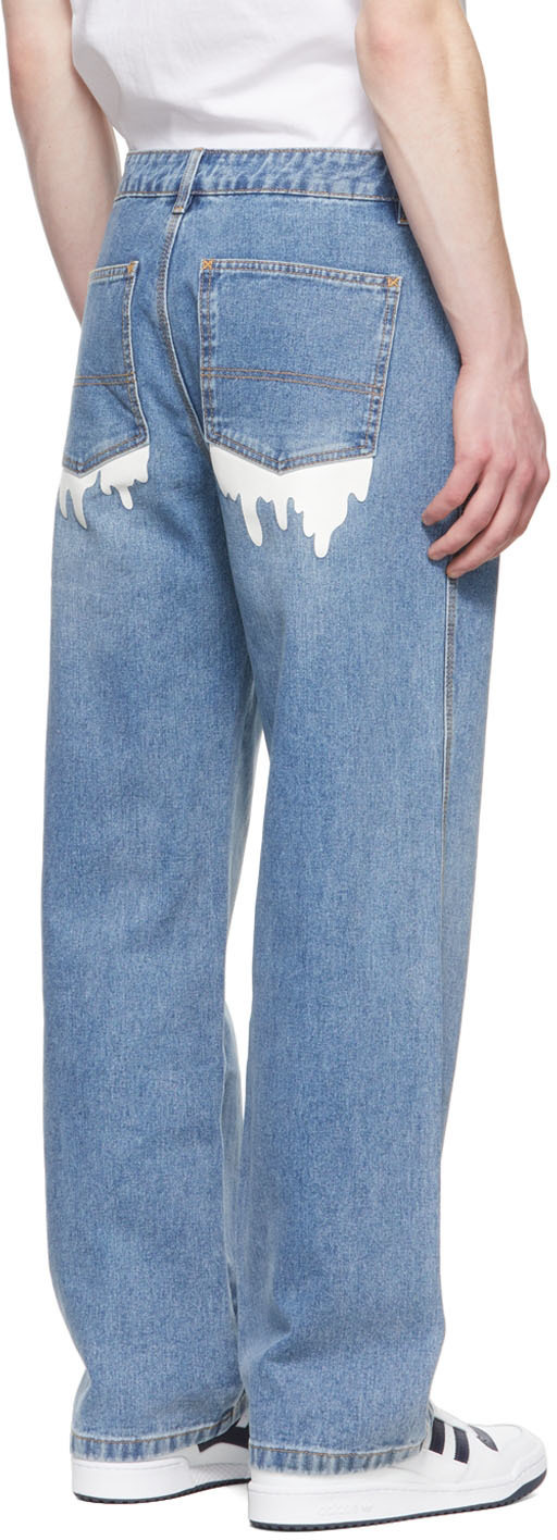 ICECREAM Blue StraightLeg Jeans ICECREAM