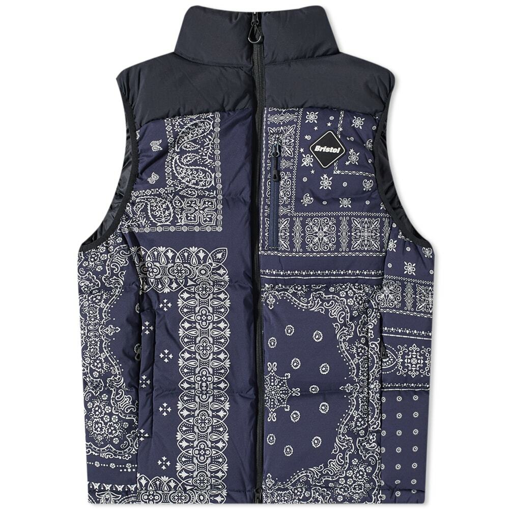 F.C. Real Bristol Men's FC Real Bristol Bandana Down Vest in Navy