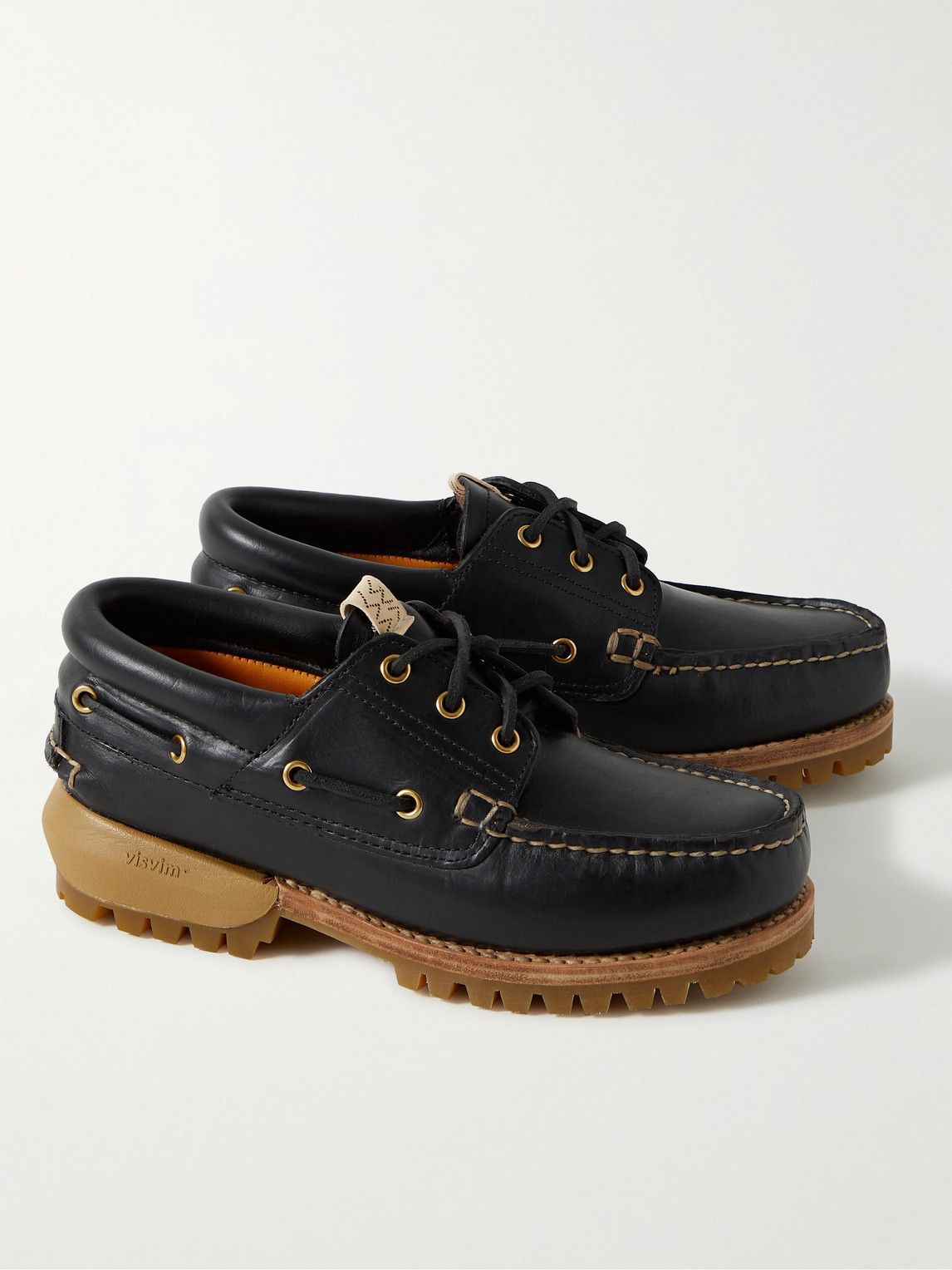 Wallace Deck-Folk Leather Boat Shoes 
