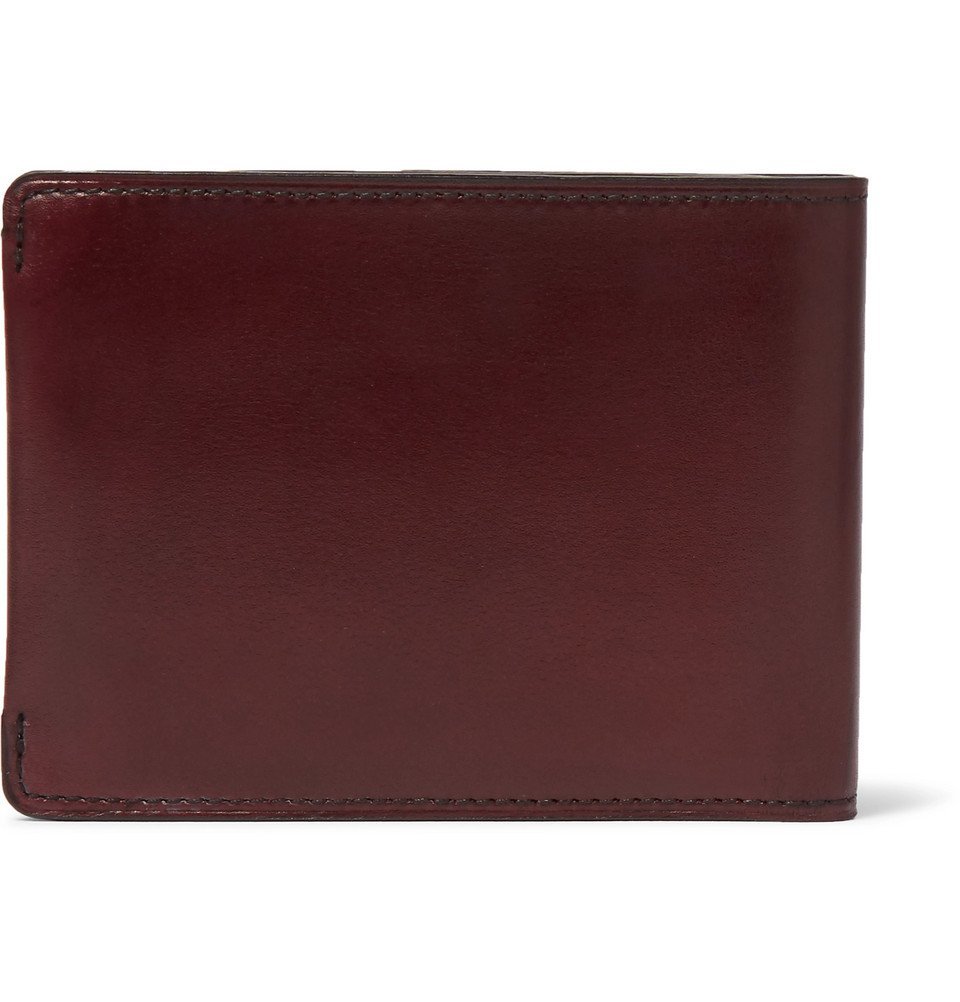 Berluti - Scritto Leather Billfold Wallet - Men - Burgundy Berluti