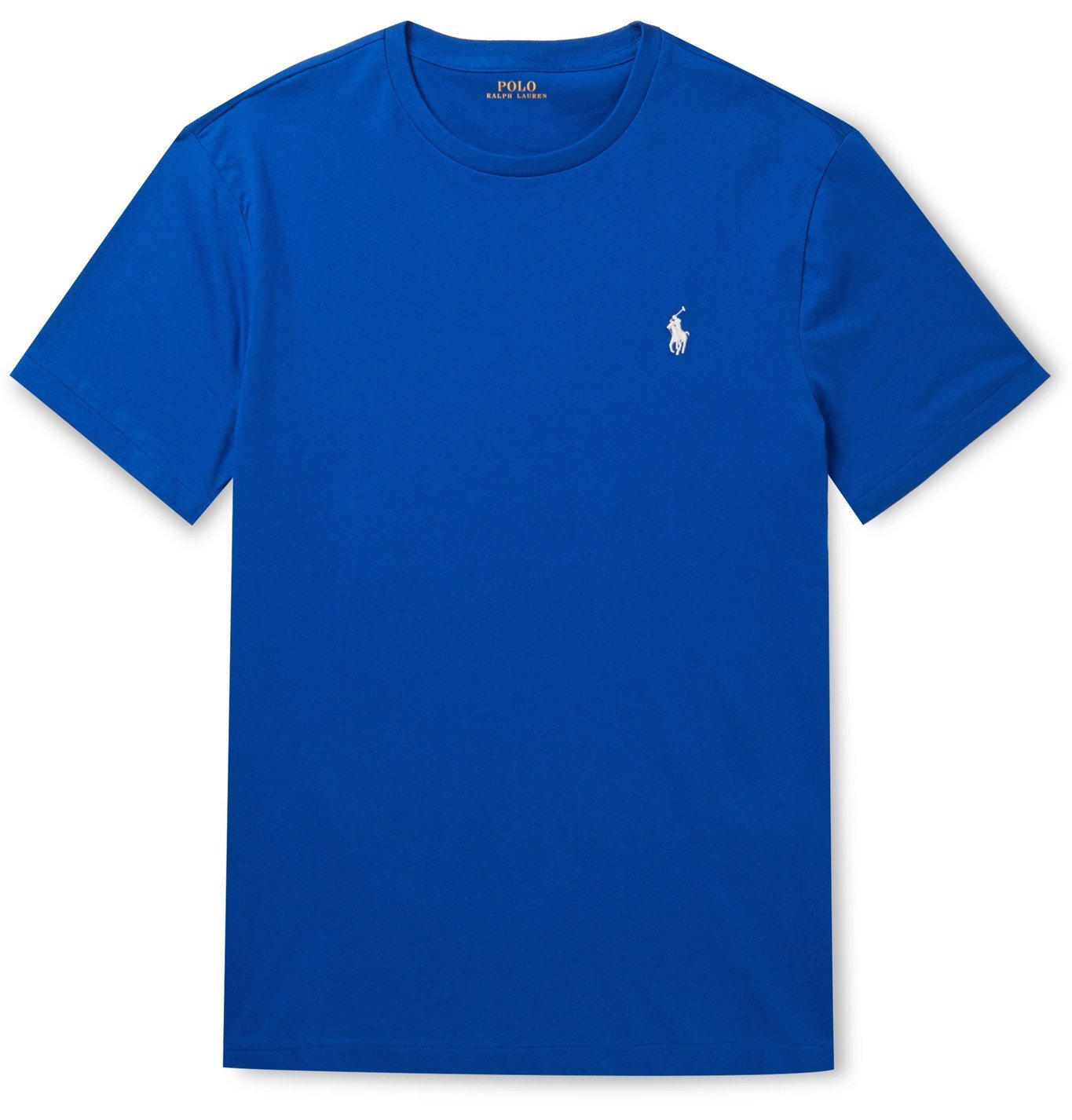Polo Ralph Lauren - Slim-Fit Cotton-Jersey T-Shirt - Blue Polo Ralph Lauren