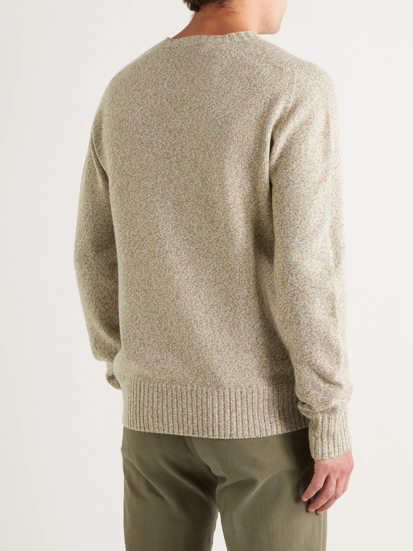 Officine Générale - Wool and Cashmere-Blend Sweater - Brown Officine ...