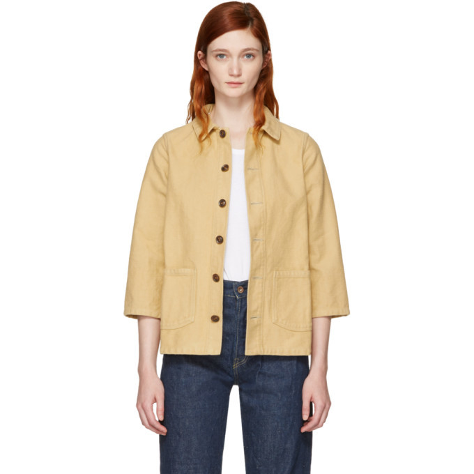 Visvim Beige Bucky Coverall Jacket Visvim