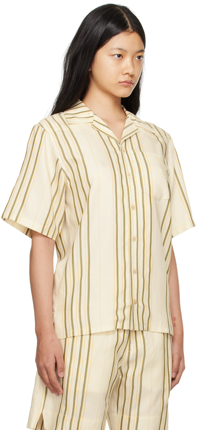 Wales Bonner SSENSE Exclusive Beige Shirt Wales Bonner
