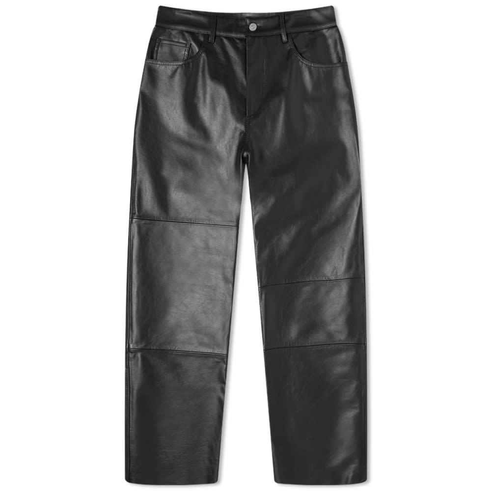 Photo: MM6 5 Pocket Leather Trousers