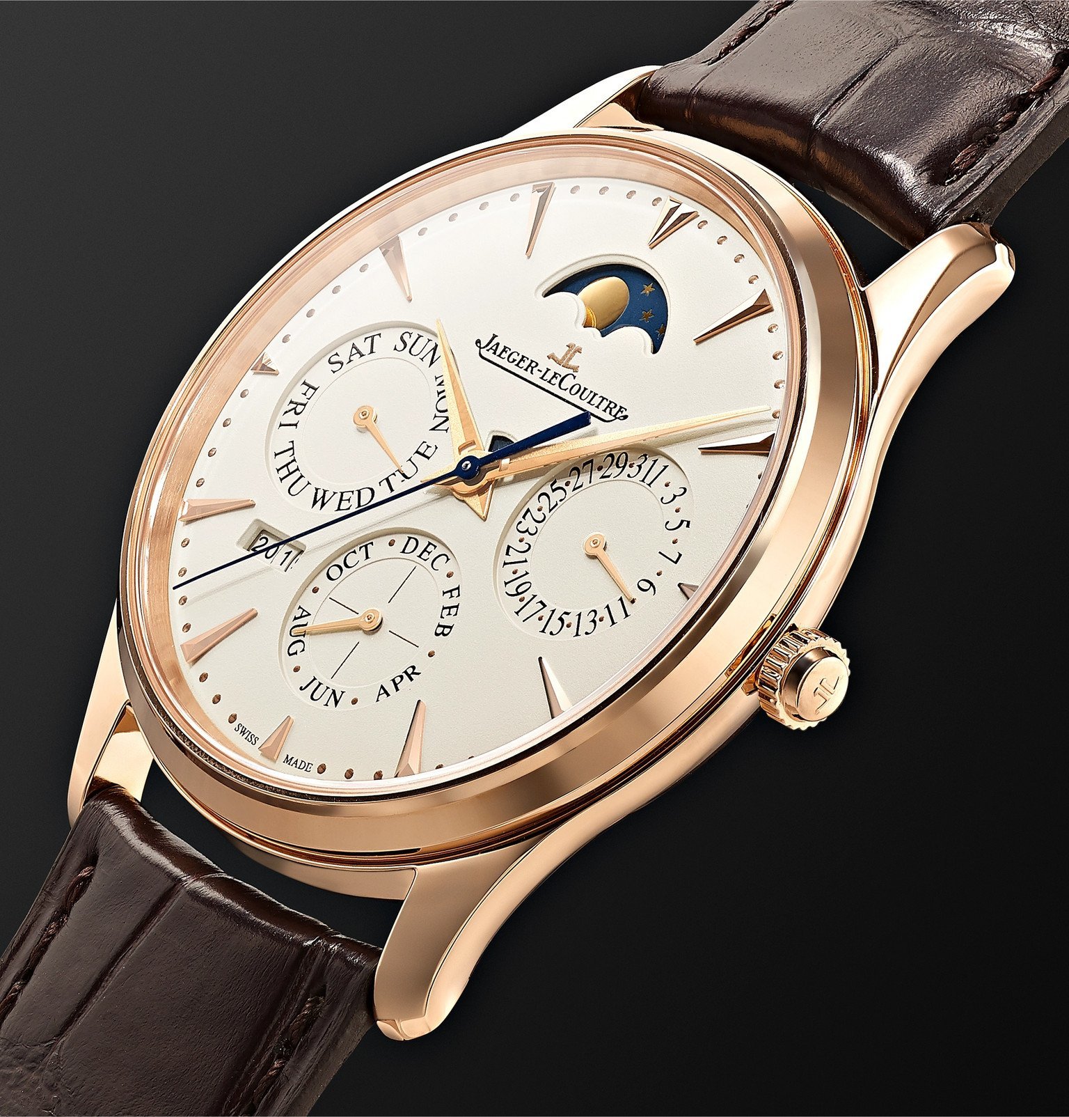 Jaeger-LeCoultre - Master Ultra Thin Perpetual Automatic 39mm Rose Gold ...