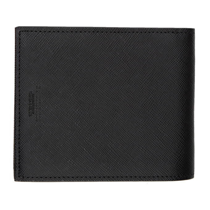 N.Hoolywood Black Leather Bifold Wallet N.Hoolywood