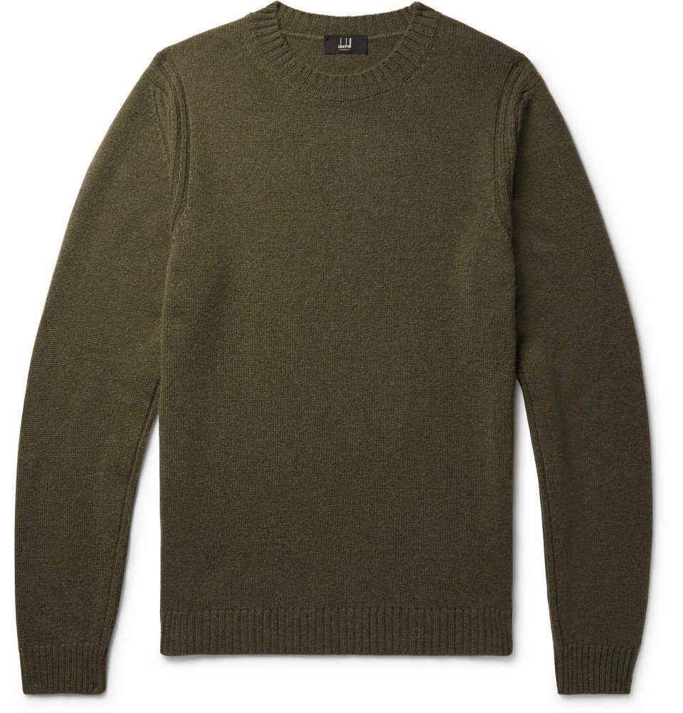 Dunhill - Cashmere and Yak-Blend Sweater - Men - Green Dunhill