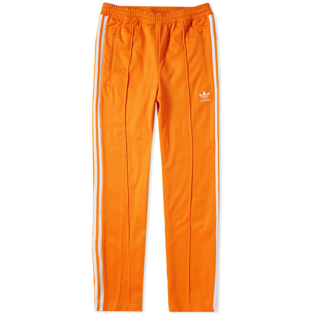 adidas beckenbauer orange pants