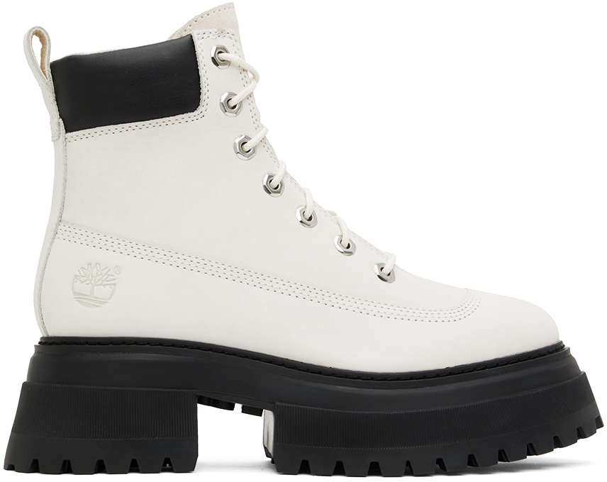 Timberland White 'Timberland Sky' Ankle Boots Timberland