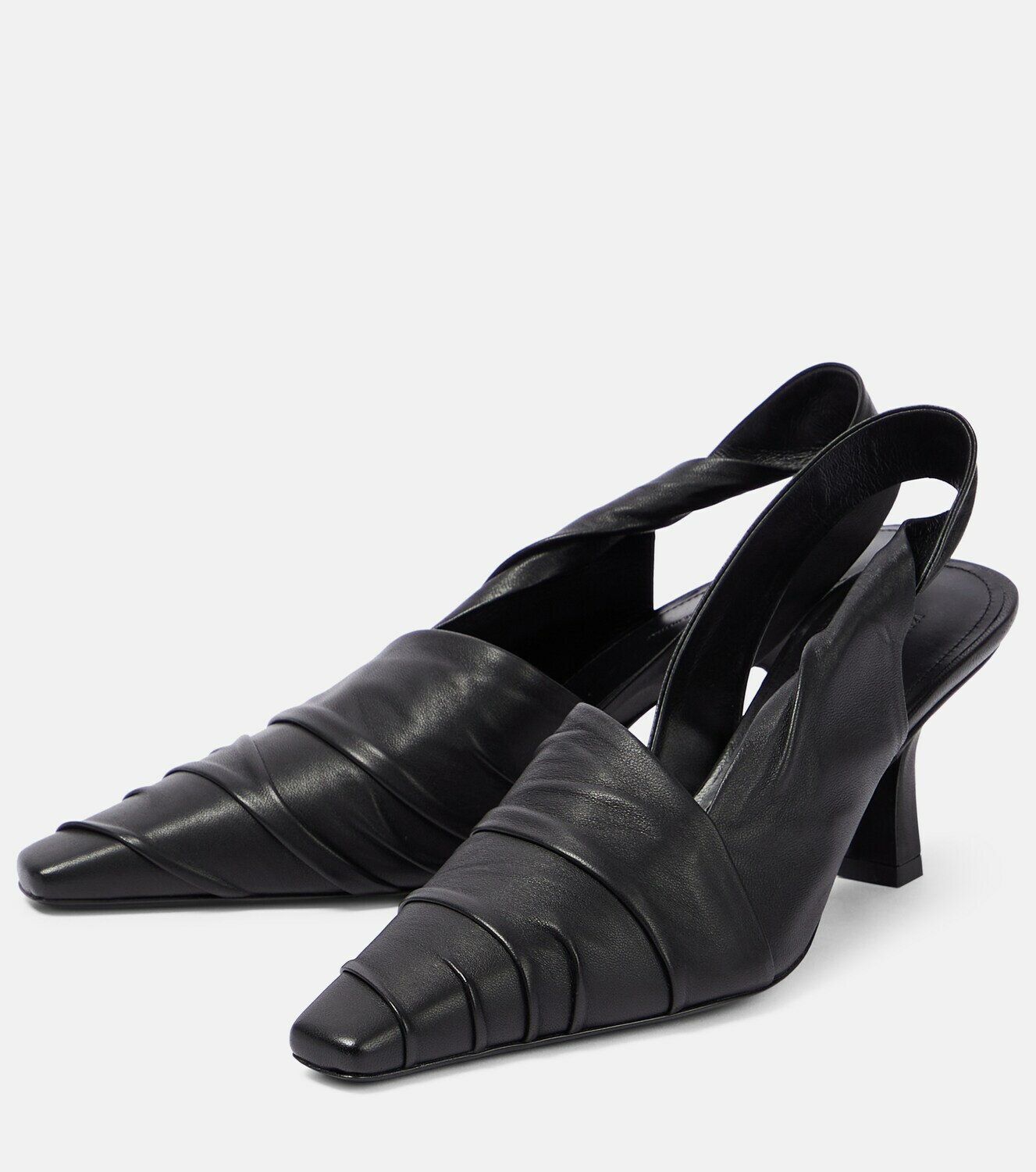 Khaite Water leather slingback pumps Khaite